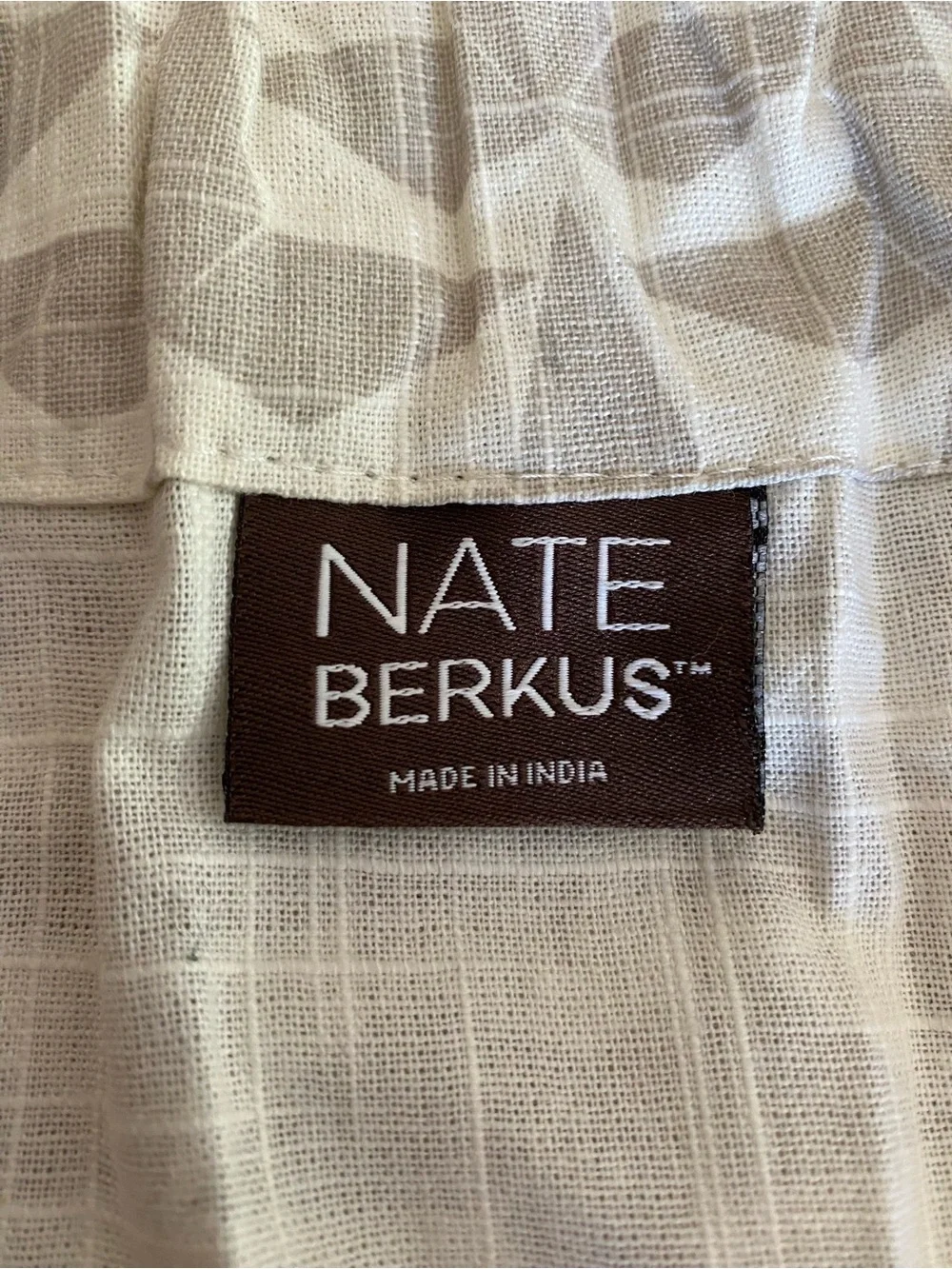 Nate Burkus Geo-Print Curtain Panel